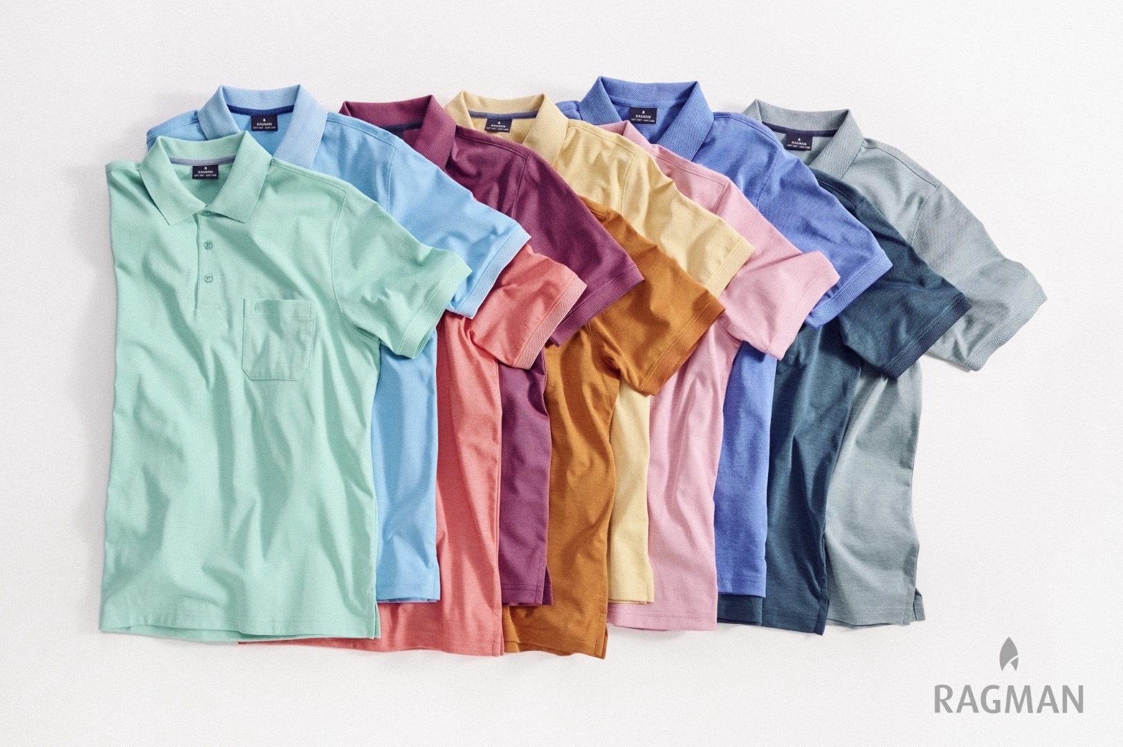 Ragman Polos farbig sortiert